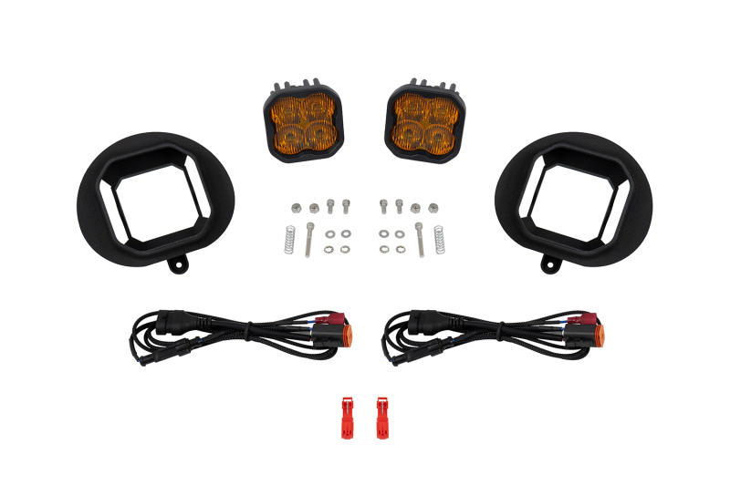 Dodge Ram 3500 Fog Lights - Diode Dynamics - SS3 Type DR - Yellow - `02-`08